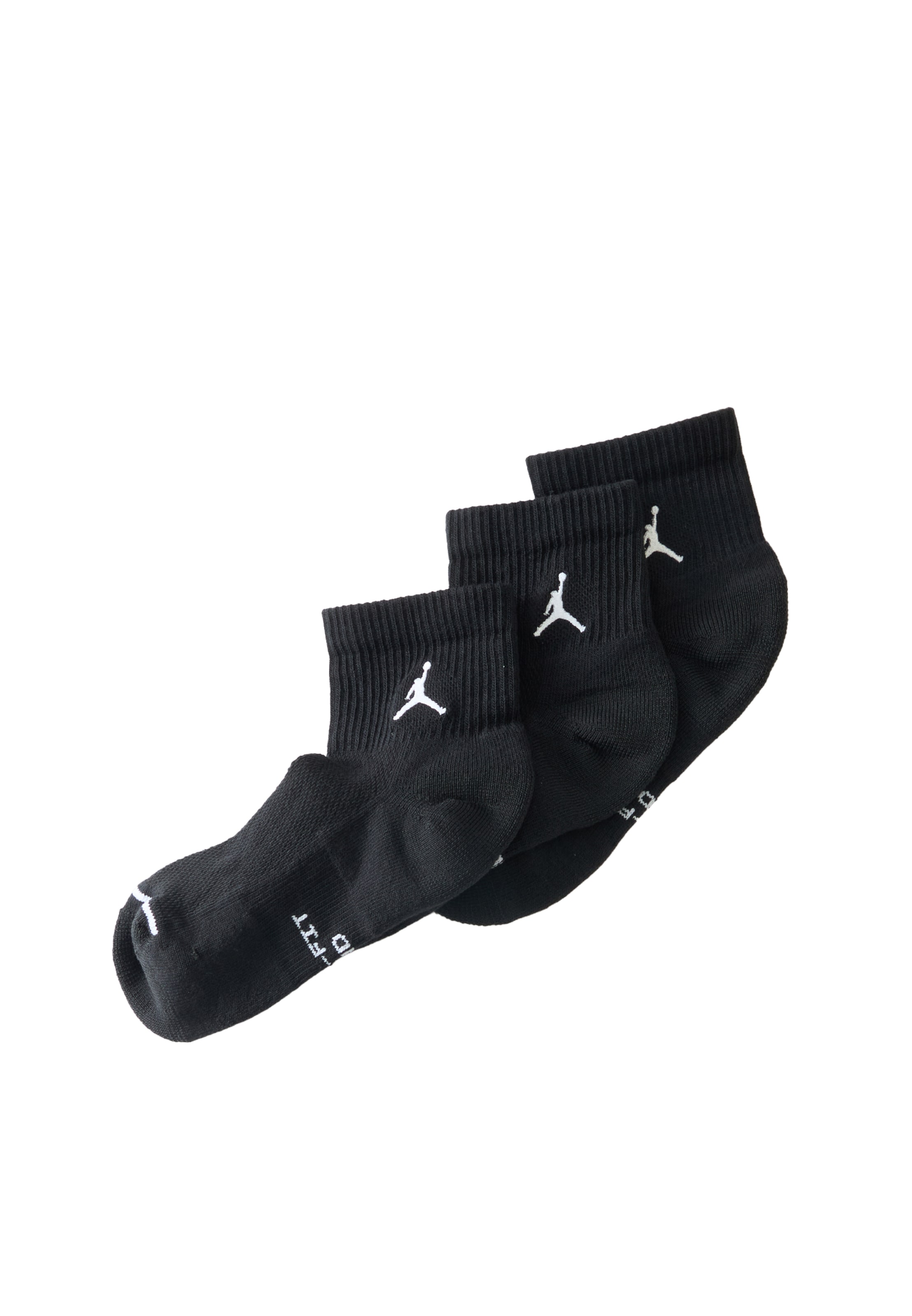 Calzino di Jordan in nero: frontale