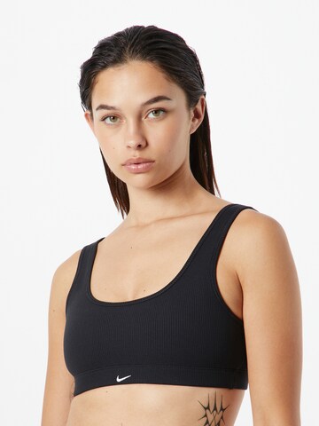 NIKE Bustier Sport-BH 'ALATE' in Schwarz: predná strana