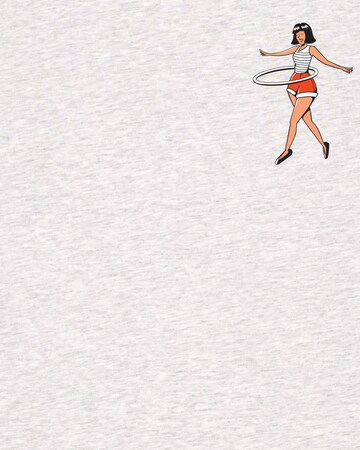 T-shirt ' Hula Hoop ' Watapparel en blanc