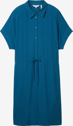 TOM TAILOR Skjortklänning i blå: framsida