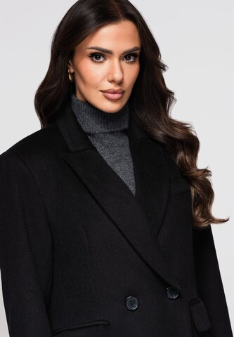 Ombre Tussenmantel in Zwart