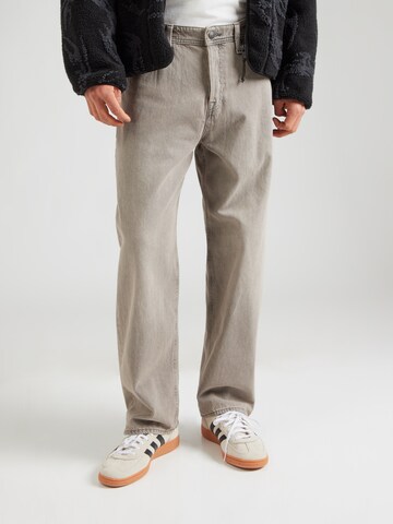 JACK & JONES Baggy Jeans 'JJIALEX JJORIGINAL' in Grau: Vorderseite