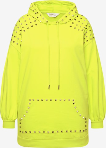 Angel of Style Sweatshirt in Yellow: front