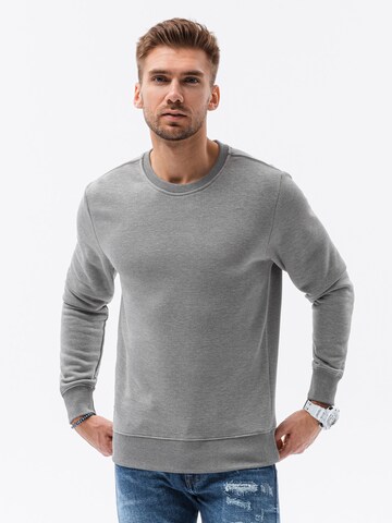 Sweat-shirt 'B978' Ombre en gris