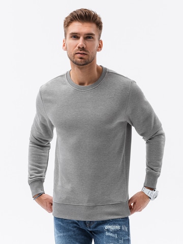 Sweat-shirt 'B978' Ombre en gris