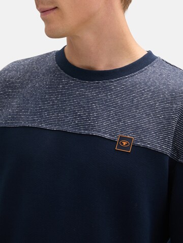Felpa di TOM TAILOR in blu