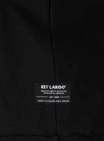 Key Largo Mikina ' TRUE COURAGE ' - Čierna