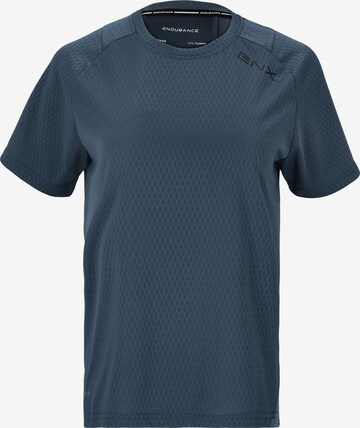 ENDURANCE Performance Shirt 'Jannie' in Blue: front