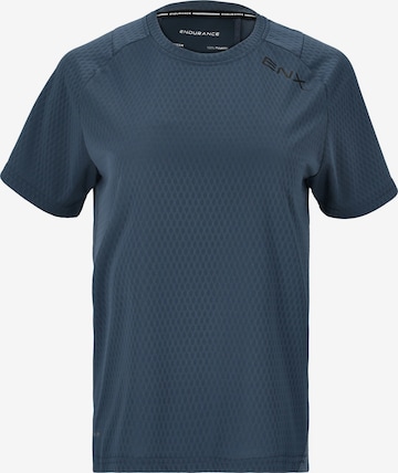 ENDURANCE Functioneel shirt 'Jannie' in Blauw: voorkant