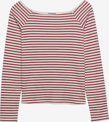 Superdry & Co Shirt 'Bardot' in Red: front
