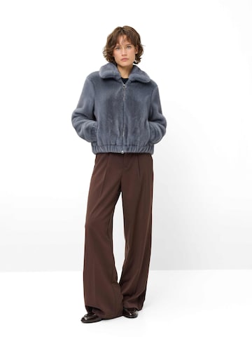 Fuchs Schmitt Between-season jacket 'Fake Fur-Jacke Memphis' in Blue