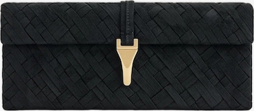 JW PEIPismo torbica 'JW PEI Pochette Zaria Tressé Black' - crna boja: prednji dio