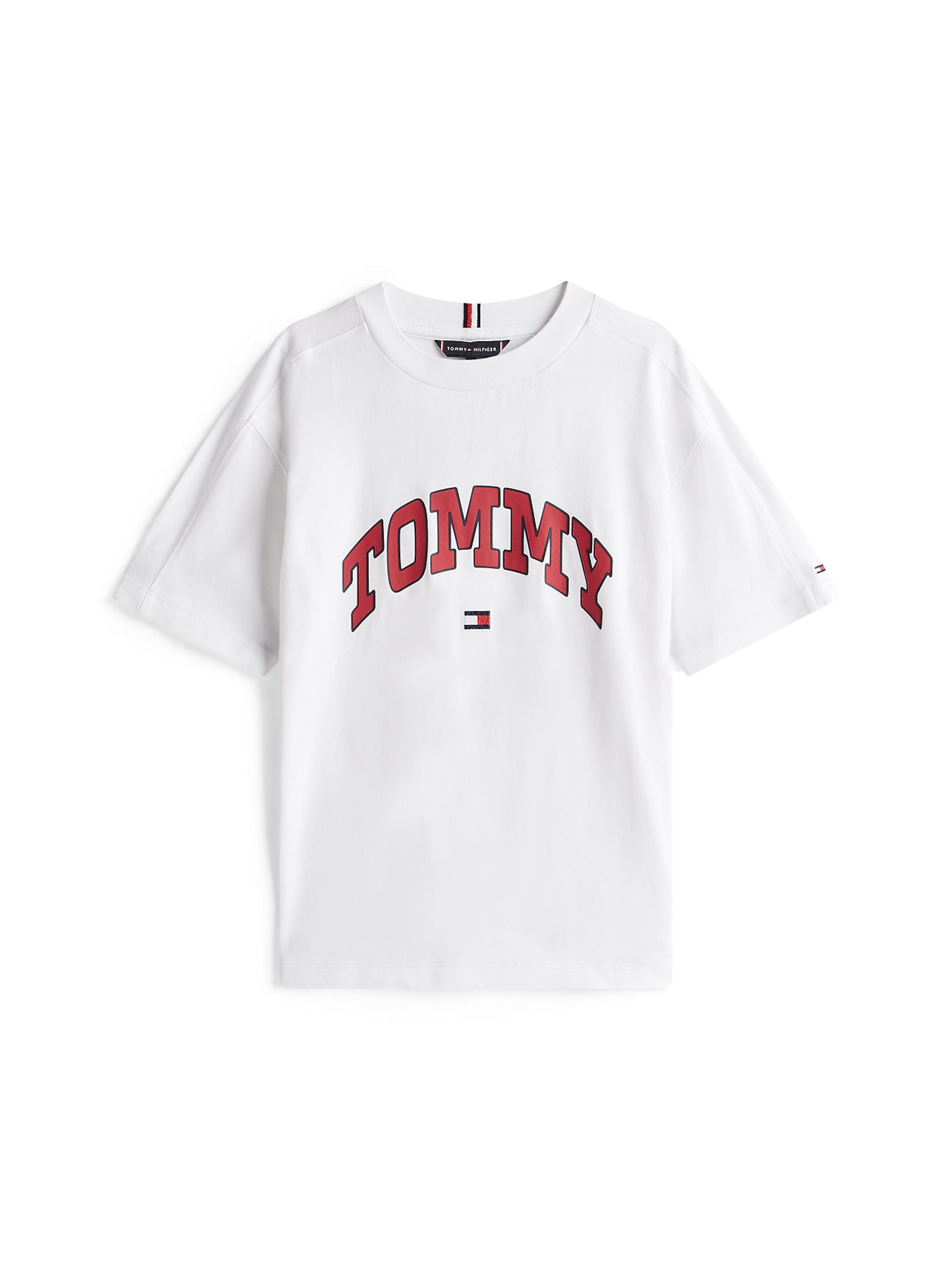 T-Shirt TOMMY HILFIGER en blanc : devant