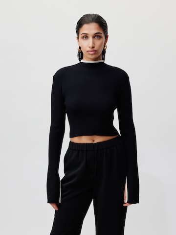 LeGer by Lena Gercke Pullover 'Celina' in Schwarz: predná strana