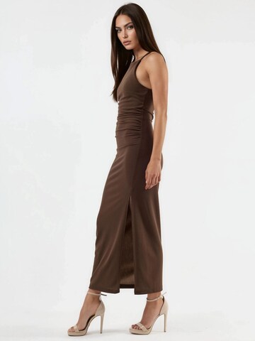 Busem Dress in Brown