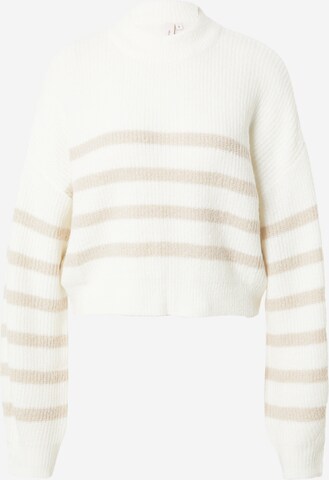 Pull-over NLY by Nelly en beige : devant