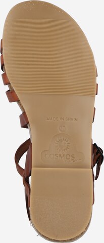 COSMOS COMFORT Páskové sandály – hnědá