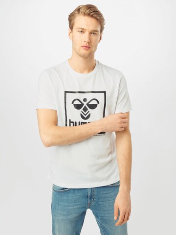 T-Shirt fonctionnel 'hmlISAM' Hummel en blanc : devant