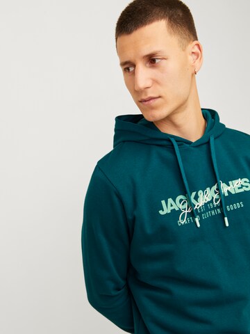 JACK & JONES Суичър 'JJALVIS' в зелено