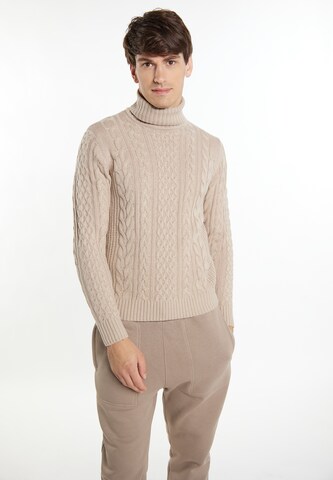 MO Trui in Beige: voorkant