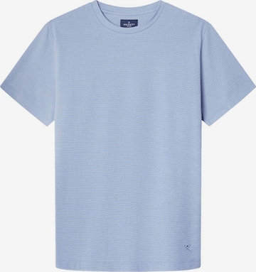 Hackett London Shirt 'Birdseye' in Blauw: voorkant