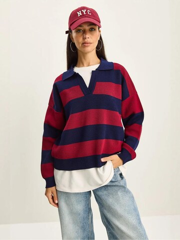 Bianco Lucci - Pullover em vermelho: frente