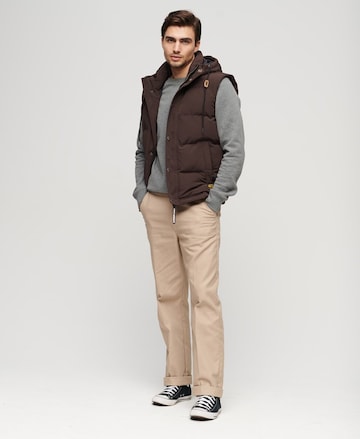 Gilet 'Everest' Superdry en marron