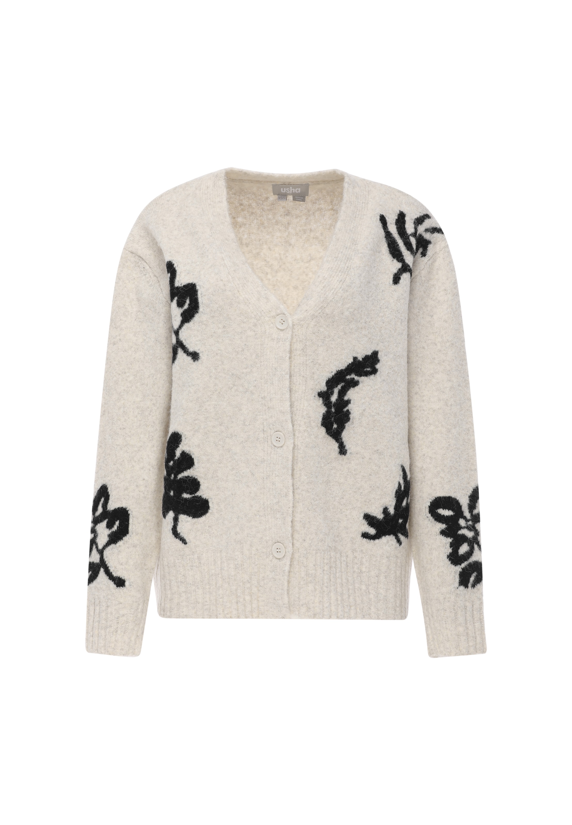 Usha Strickjacke in Beige: Vorderseite
