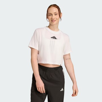 ADIDAS PERFORMANCETehnička sportska majica - bijela boja