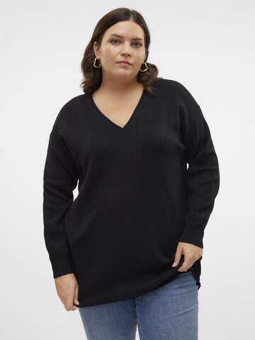 Vero Moda Curve Свитер 'VMCGold' в Черный