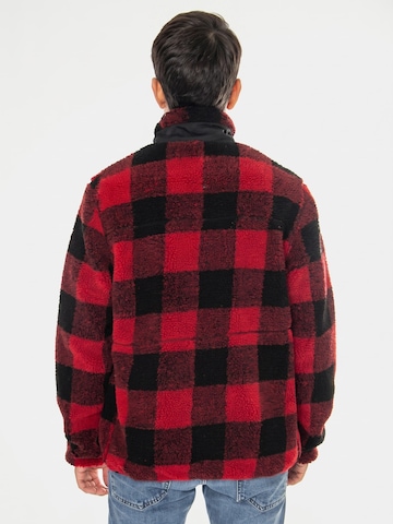 PENFIELD Kurtka przejściowa 'The Checked Mattawa Jacket Black' w kolorze czerwony