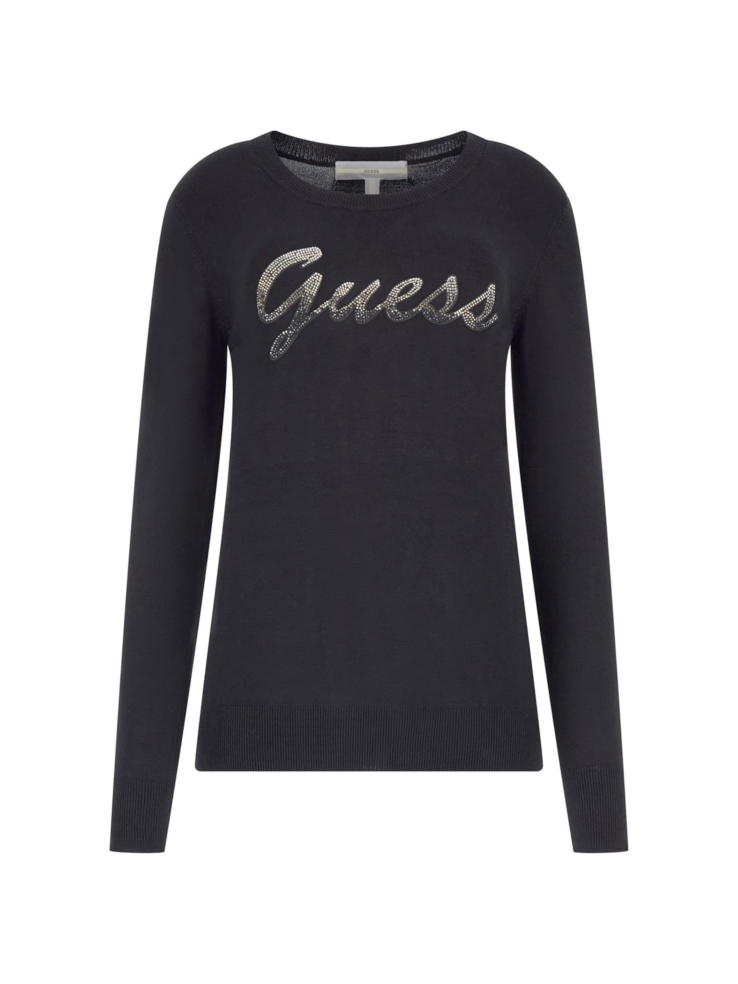 GUESS Свитер 'Helene' в Черный: спереди
