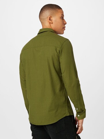 BLEND - Regular Fit Camisa em verde