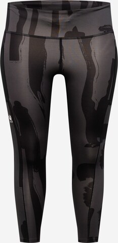 ADIDAS SPORTSWEAR Skinny Sportovní kalhoty 'Thebe Magugu New York ' – černá: přední strana