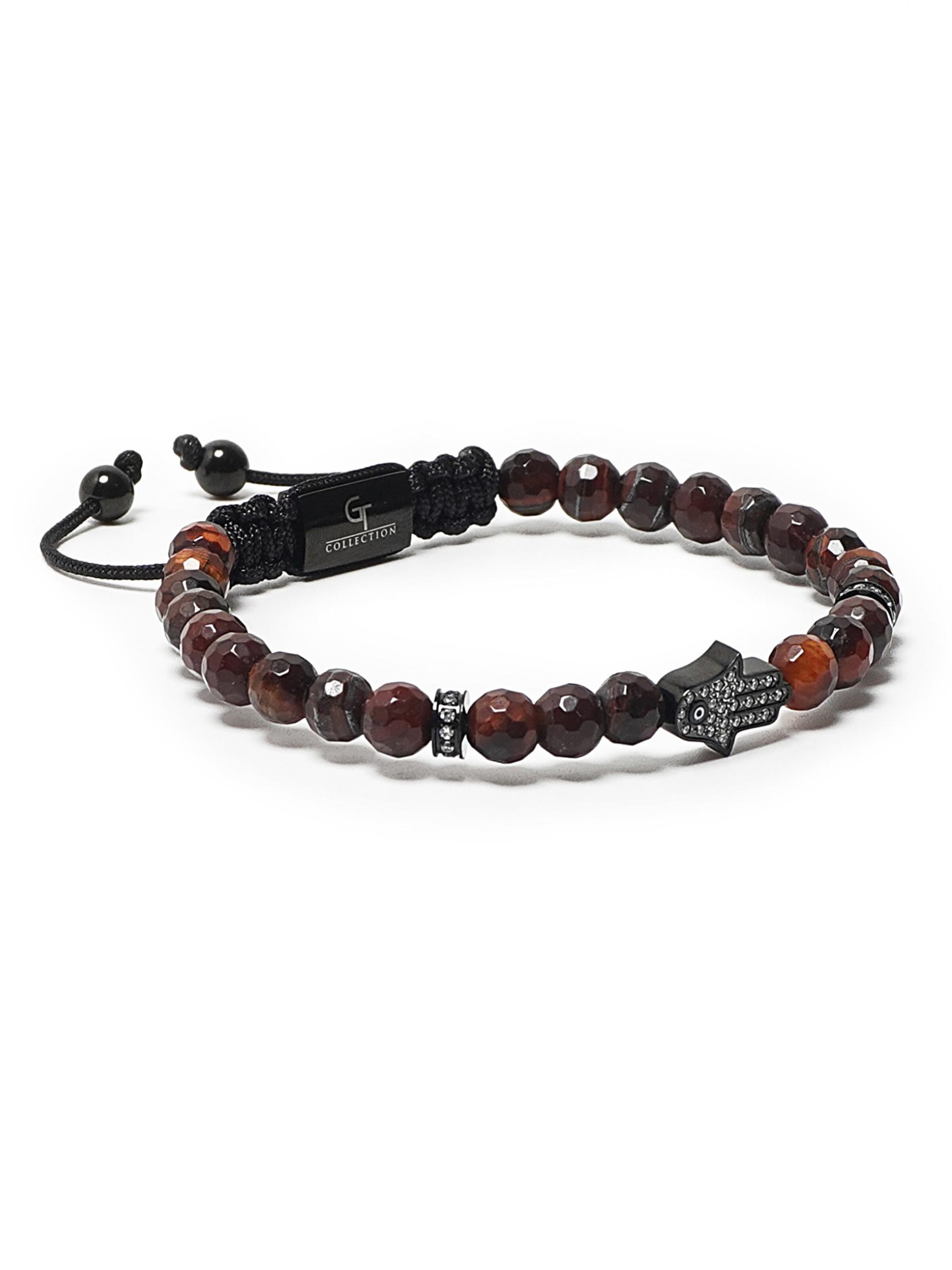 Bracelet 'Hamsa Hand' GT Collection en rouge