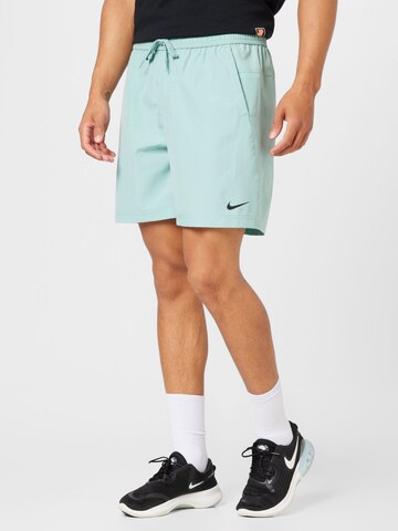 NIKE Regular Sports trousers 'M NK DF FORM 7IN SHORT' in Blue: front