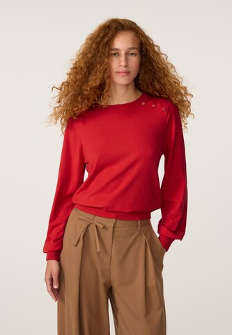 Pull-over Fabienne Chapot en rouge : devant