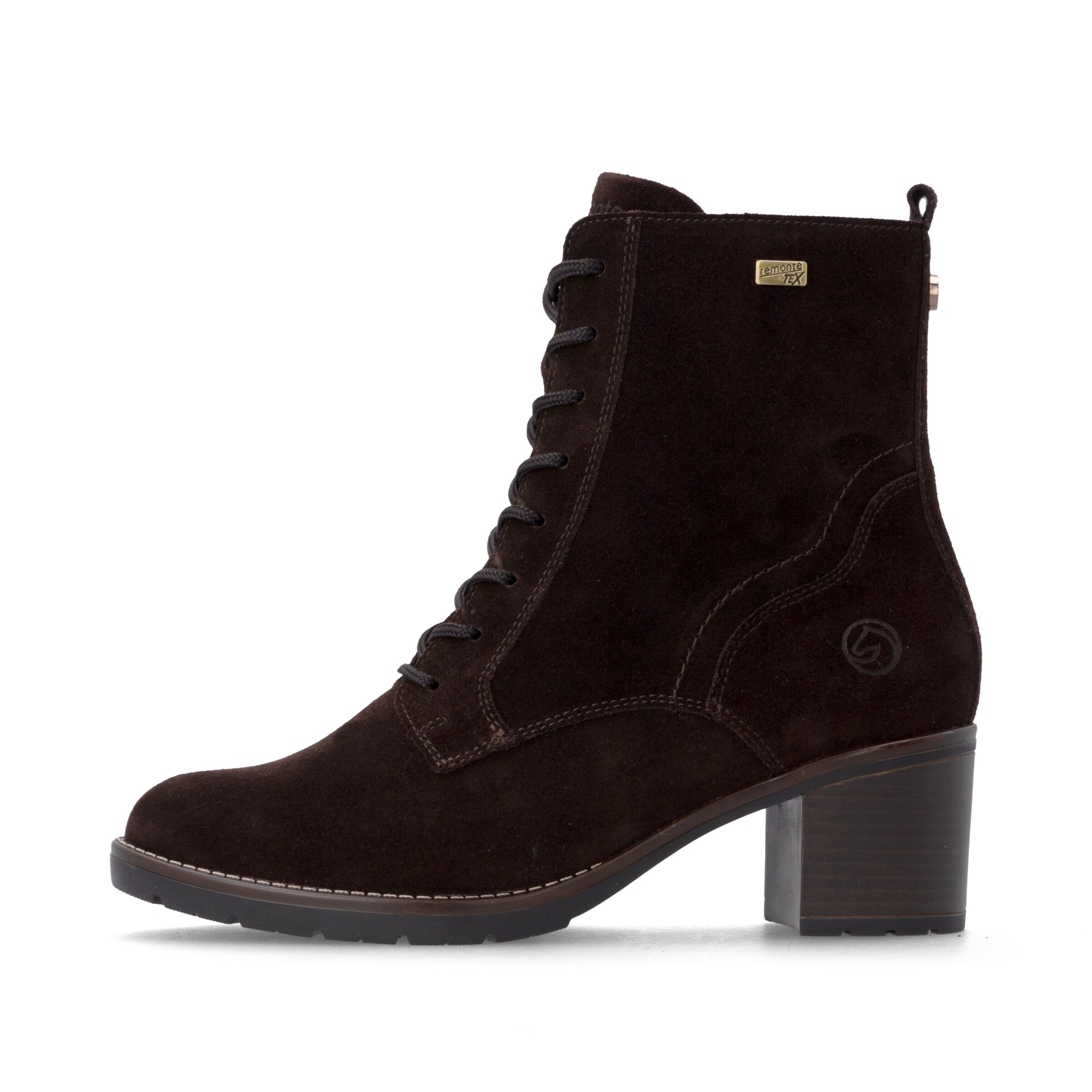 Bottes à lacets 'D2A80' REMONTE en marron