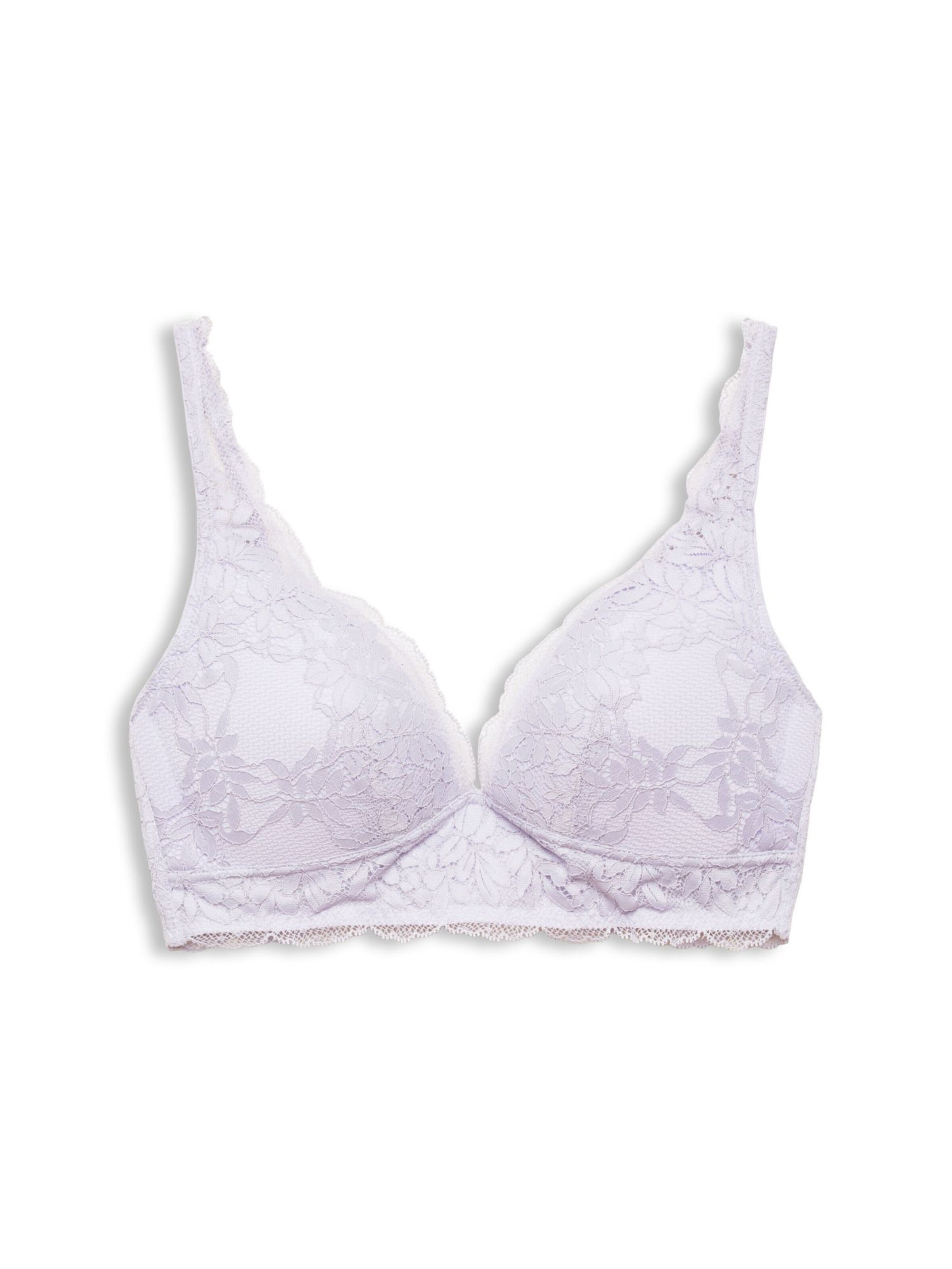 ESPRIT Kolmnurk Rinnahoidja, värv lilla: eest vaates