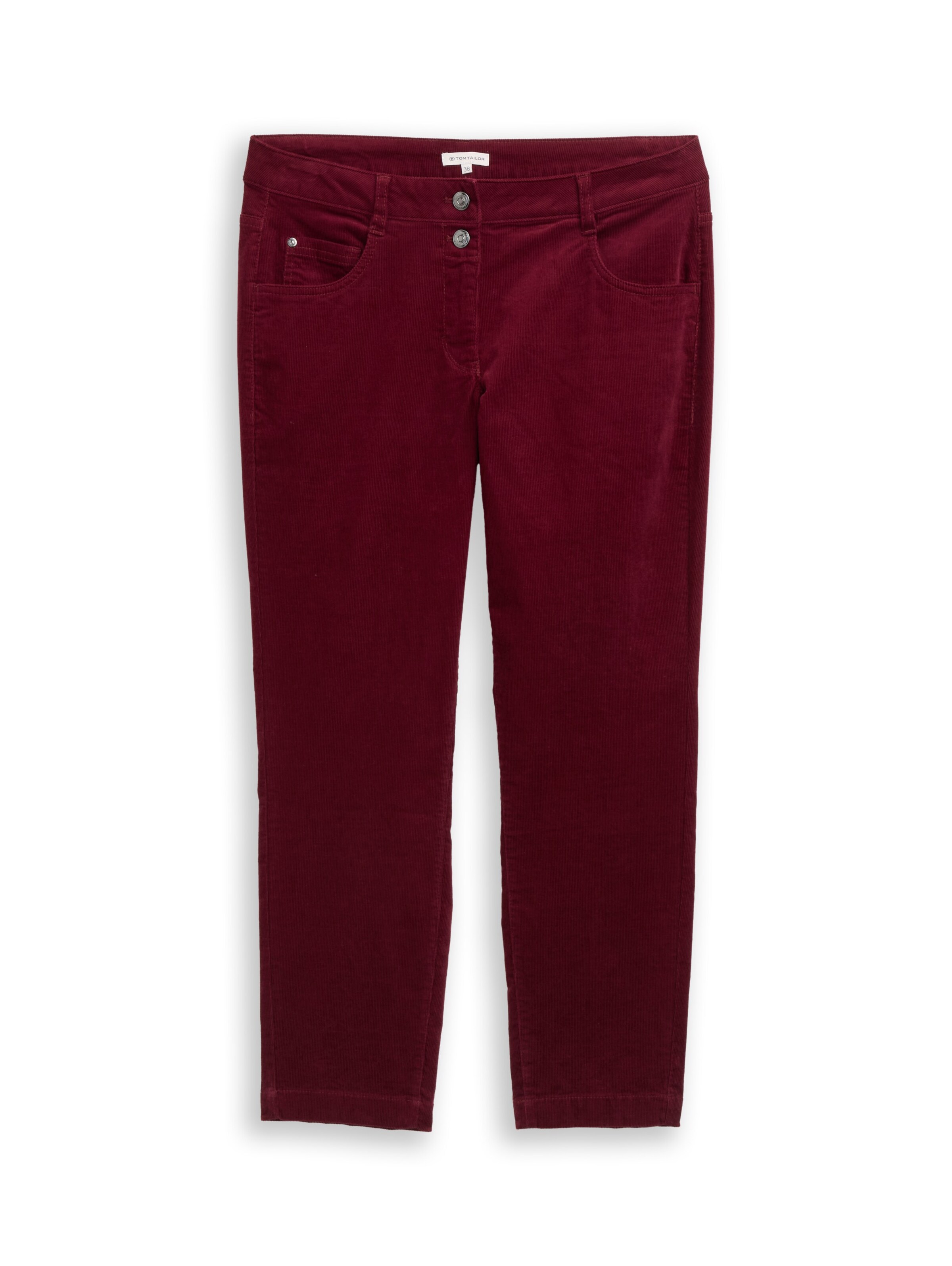 TOM TAILOR Tapered Hose in Rot: Vorderseite