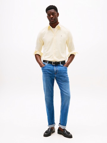 TOMMY HILFIGER Regular fit Overhemd 'Heritage' in Geel