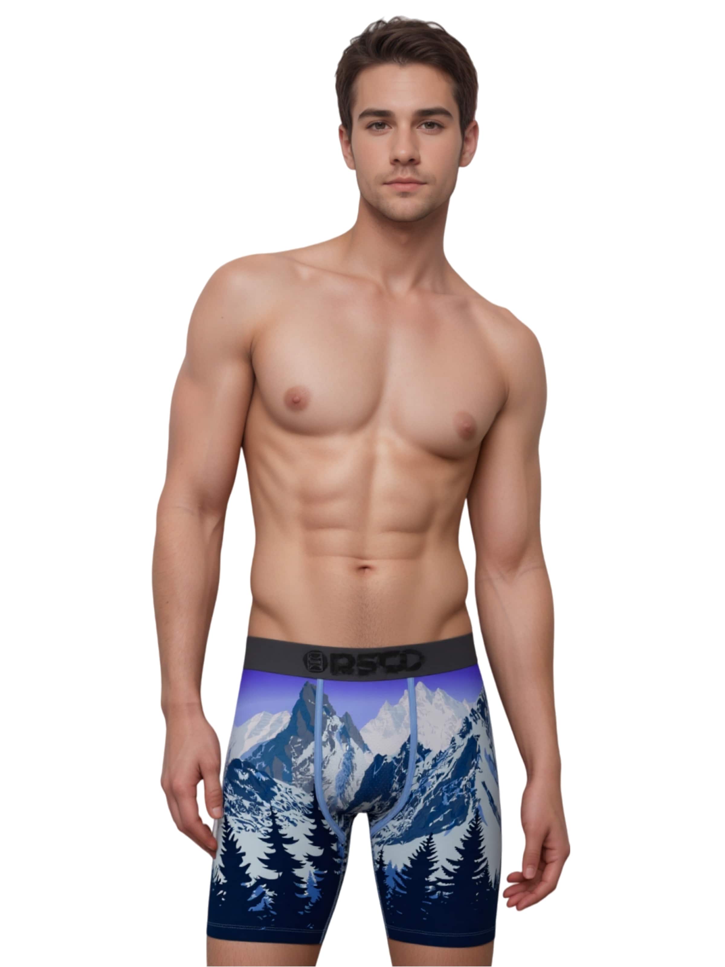 Boxers 'ALPINE CHILL' PSD en mélange de couleurs : devant