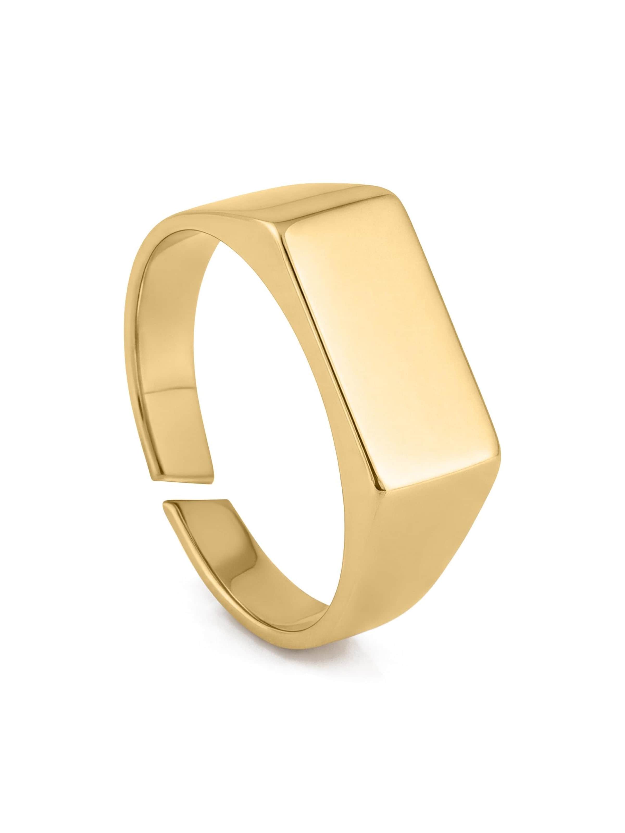 Akitsune Ring 'Fortis'‌‌‌‌‌‌ in Gold: Vorderseite