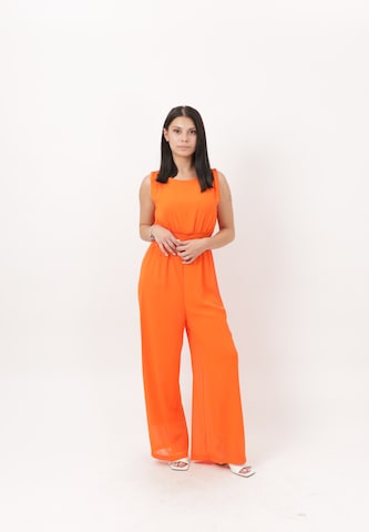 Elara Jumpsuit in Orange