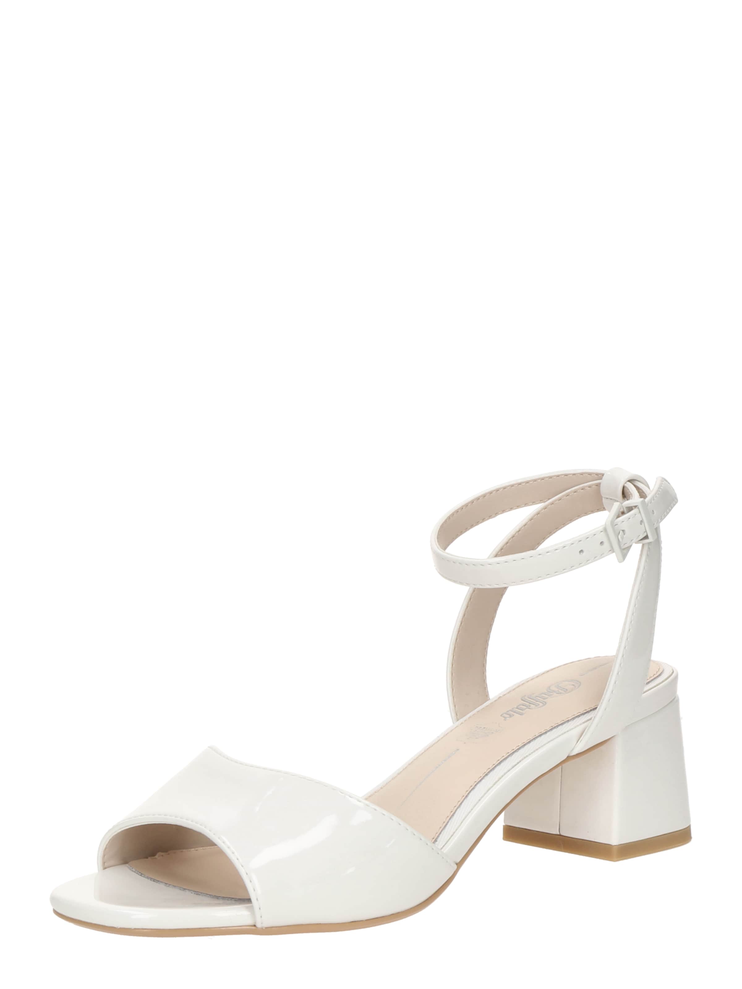 BUFFALO Sandaal, värv valge: eest vaates