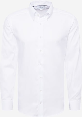 ETON - Camisa clássica em branco: frente