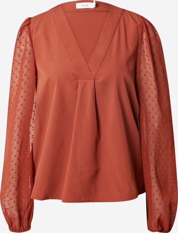 VILA Blouse 'NICO' in Brown: front