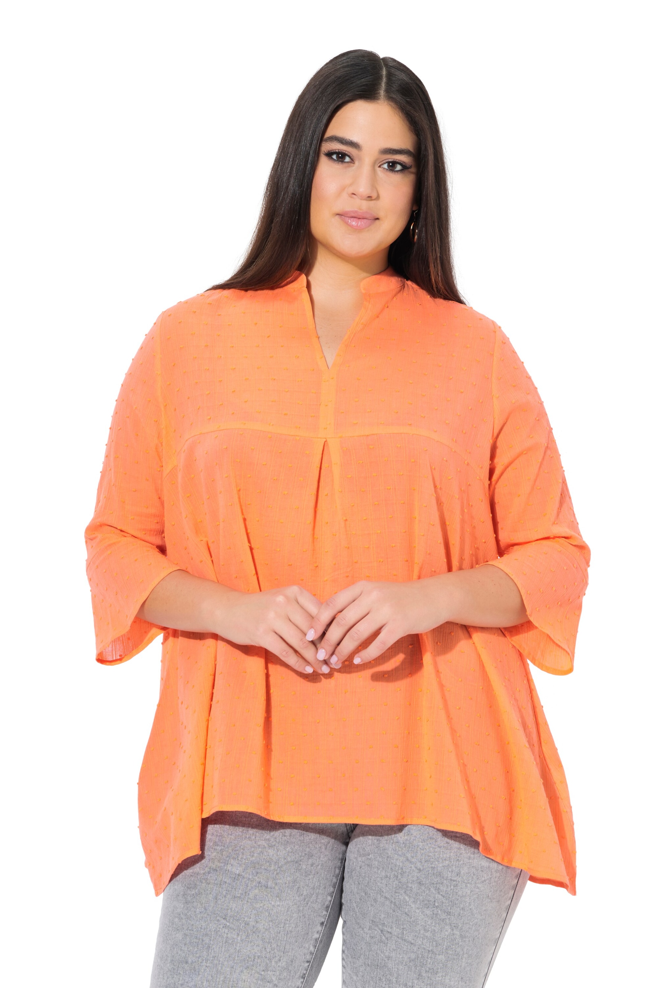Ulla Popken Tunic in Orange: front