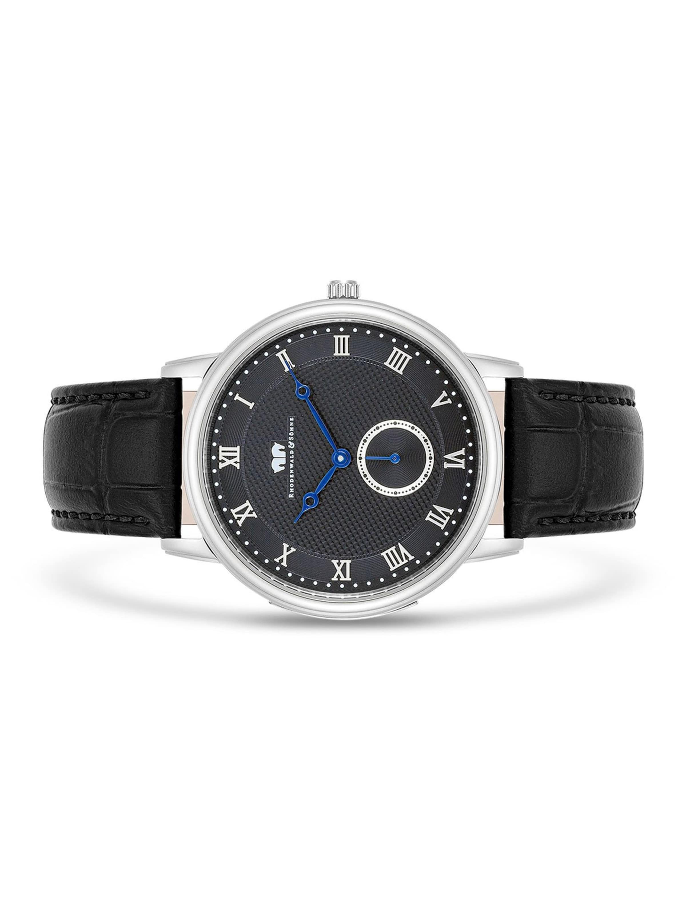 Rhodenwald & Söhne Analoguhr in Schwarz