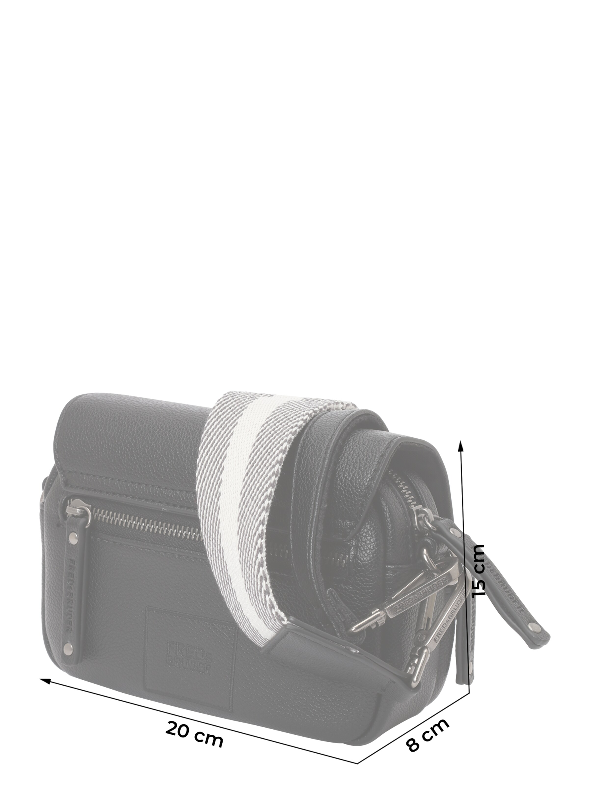 Borsa a tracolla 'Bestie' di FREDsBRUDER in nero